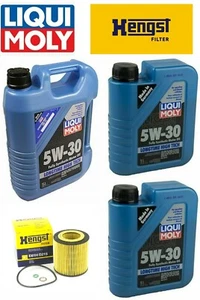 Oil Change Kit w/LiquiMoly 5W-30 + Hengst Filter HU816x for BMW 535i X5 X6 328i - Picture 1 of 4