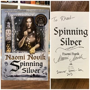 *Signed ARC / Uncorrected Proof* Spinning Silver - Naomi Novik (Del Rey, 2018) - Picture 1 of 9