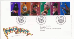 England GB FDC 2001 / 1946-1951 - Punch & Judy - Picture 1 of 1