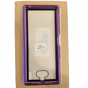 Matte Hard PURPLECase For Sony Xperia 10 Alloy Bumper Metal 9H Protect Cover - Bild 1 von 5
