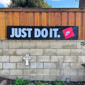Nike Foot Locker Store Display Banner Sign - Rare 90s Jordan Vintage Basketball - Picture 1 of 3