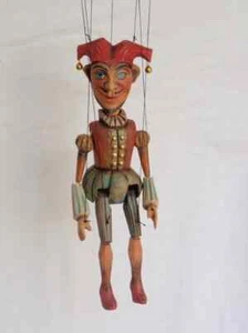Bufón marioneta - marioneta original hecha a mano - Imagen 1 de 1