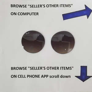 Ray Ban RB4222 Authentic Sonnenbrille nur Gläser brauner Farbverlauf Gr. 50 - Bild 1 von 2