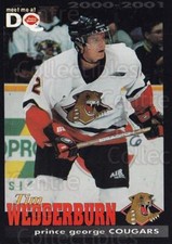 2000-01 Prince George Cougars #23 Tim Wedderburn