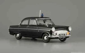 1:43 Scale Diecast Car Ford Consul II Police England 1959 DeAgostini Model Car - Picture 1 of 4