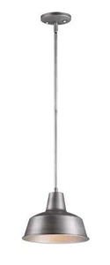 Pier M 1-Light 1-Light Outdoor Hanging Lantern in Weathered Zinc - Picture 1 of 1