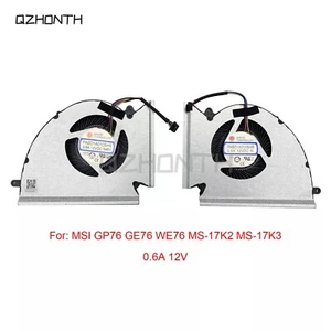 Nuevo para MSI GP76 GE76 WE76 MS-17K2 MS-17K3 CPU + GPU ventilador de refrigeración PABD1A010SHR N452 - Imagen 1 de 6