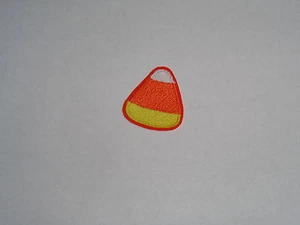 "Candy Corn" Iron-On Embroidered Patch- HALLOWEEN - Picture 1 of 1