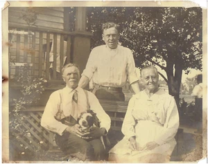 2er Set antike *Original* Fotografie Portrait Fotos  - Bild 1 von 4