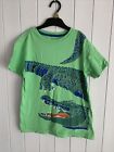 Boys T-Shirt Size 8 Years Green Crocodile Theme Gymboree