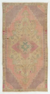 4.3x8.4 Ft Vintage Handmade Turkish Village Rug. Wool Carpet for Home & Office - Picture 1 of 5
