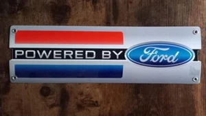 FORD POWERED BY 18 INCH 24 GAUGE METAL SIGN AUTO NEW - Picture 1 of 1