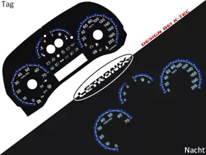 LETRONIX Plasma Tacho Tachoscheiben EL-Dash Fiat Punto MK2 0-200Km/H 7000 # - Bild 1 von 1