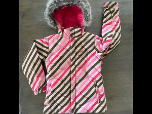 Burton Snowboard Ski Jacket Girls sz 10/12 - Picture 1 of 3