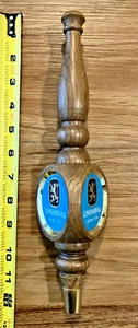 Lowenbrau Beer Tap Handle Brewing Knob Keg Bar Top Kegerator Vintage Wooden Lion - Picture 1 of 10
