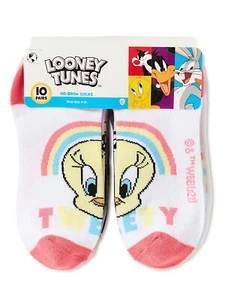 Looney Tunes Women's No Show Socks, 10-Pack - Picture 1 of 4
