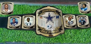 Cinturón Campeonato Mundial Vaquero Dallas Adulto Talla 2MM Latón - Imagen 1 de 1