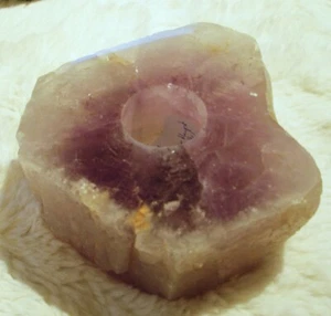 Teelichthalter Maraba Amethyst Klaus Drexel Edelstein - Bild 1 von 1