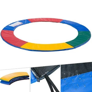 AREBOS 244 cm Blau-rot-grün-gelb Trampolin Randabdeckung 28 cm Breite - Bild 1 von 12