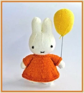 Knitting Pattern Miffy Bunny Rabbit - Picture 1 of 2