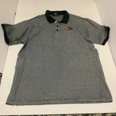 Baltimore ESPN Zone Mens Gray Polo Shirt Short Sleeve Embroidered Size Large  - Image 1 of 4