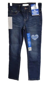 Girls Size 6 Slim Jordache Super Skinny Power Stretch Dark Blue Color Jeans - Picture 1 of 2