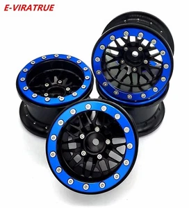 E-VIRATRUE 2.2''Aluminum Wheel For Axial RBX10/Losi Hammer Rey U4 1/10 4pcs - Picture 1 of 4