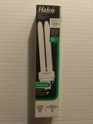 Halco ProLume Double Tube 2-Pin Plug-In Compact Fluorescent Bulb - Image 1 of 4