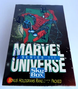 Impel SkyBox Marvel Universe Series III 1992, caja sin abrir, sellado de fábrica - Imagen 1 de 6