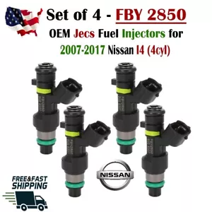 NEW OEM Jecs 4x Fuel Injectors Fits 2013-2016 Nissan NV200 2.0L I4 #FBY-2850 - Bild 1 von 4