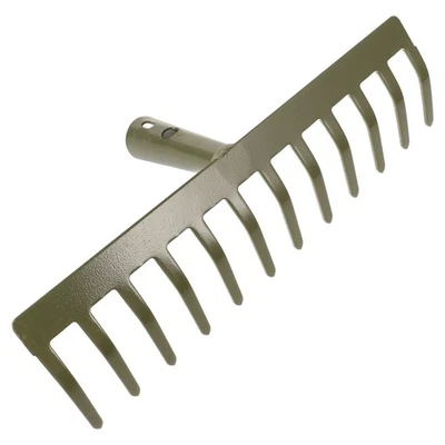  Garten Harke Klein Rasennivellierungsrechen Metallrake Gartenrake - Bild 1 von 4