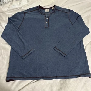 Tommy Bahama Henley Mens XXL Blue Island Pullover Beach Casual - Picture 1 of 8
