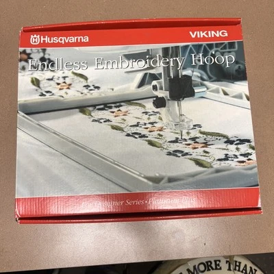 HUSQVARNA VIKING Endless Embroidery Hoop 920051096 for Designer Series-Platinum - Image 1 of 3