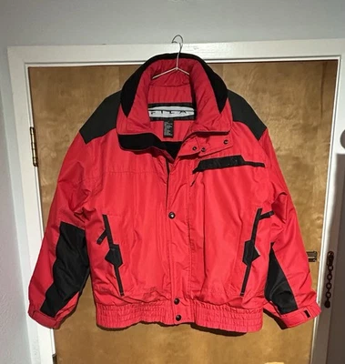 Vintage Fila Insulated Red Jacket From The 1990s Men’s Size Large Made Hong Kong - Image 1 of 4