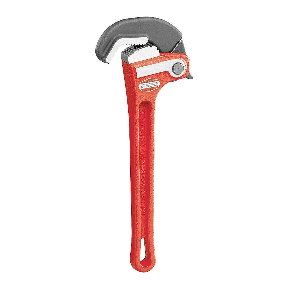 RIDGID 14 Pipe Wrench,I-Beam,Serrated,14" 3AY50 - Image 1 of 1