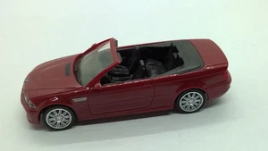 Herpa BMW M3 3er E46 Cabrio offen imolarot innen dunkelgrau (53) - Bild 1 von 3