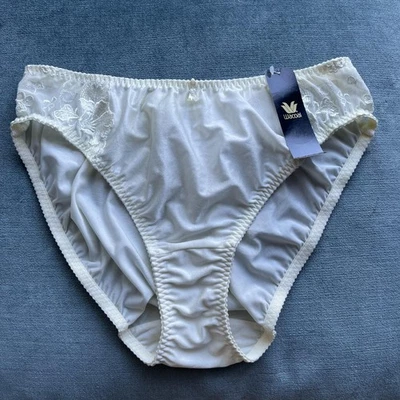Bragas Wacoal para mujer XL marfil encaje satinado microfibra estilo 84133 nuevas con etiquetas Foto 1 de 4