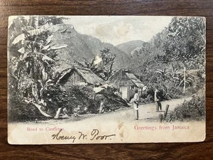 Road to Castleton, Jamaica, BWI Postcard ~ Posted 1906, UDB - Picture 1 of 2