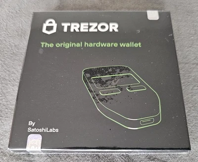Trezor Model One - Brand New, Sealed Cryptocurrency Hardware Wallet (Black) - Image 1 of 3