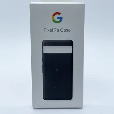 Genuine Official Google Pixel 7a Case Cover - Charcoal (Black) - NEW GA04318 - Image 1 of 4