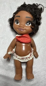 Disney Moana Baby Doll Jakks Pacific Toddler Poseable 12” Young Adventure Toy - Picture 1 of 5