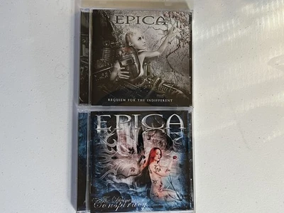 Epica - The Divine Conspiracy & Requiem For The Indifferent 2 CD Lot - Image 1 of 3