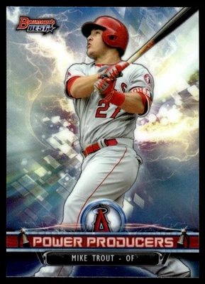 Bowman's Best Power Producers Mike Trout Los Angeles Angels 2018 #PP-MT Foto 1 de 2