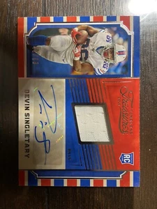 2019 Chronicles DEVIN SINGLETARY Timeless Treasures RPA /99 #TT17 BILLS RC Auto - Picture 1 of 1