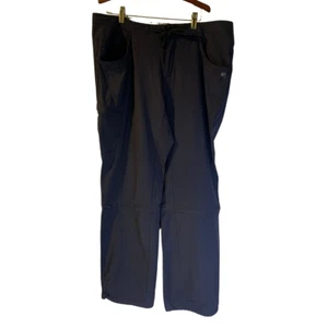 Pantaloni da trekking convertibili da donna Mountain Hardwear taglia 14 x 30 neri cargo Pkt - Foto 1 di 9
