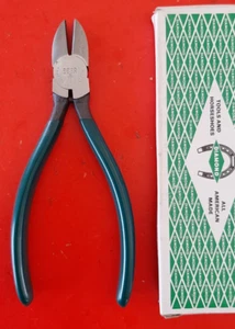 NOS Diamond Tools USA S56R Diagonal Side Cutting Pliers New Old Stock S56RP Blue - Picture 1 of 12