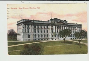 AK OMAHA HIGH SCHOOL OMAHA NEBRASKA - 1908 - Bild 1 von 2