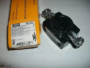 HUBBELL HBL3520 RECEPTACLE 20A 250V 4P 5W GROUNDING NON-NEMA HBL 3520 - Picture 1 of 1