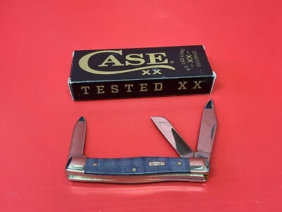 Cuchillo CASE púrpura arce rizado liso mediano ganadero #80541 (totalmente nuevo) Foto 1 de 4