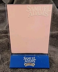 Porta menù/insegna da tavolo in plastica acrilica trasparente birra Samuel Adams 4,5" x 6" - Foto 1 di 5